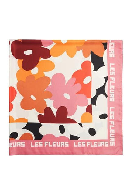 بارفوا وشاح شعر مربع مشجر نسائي