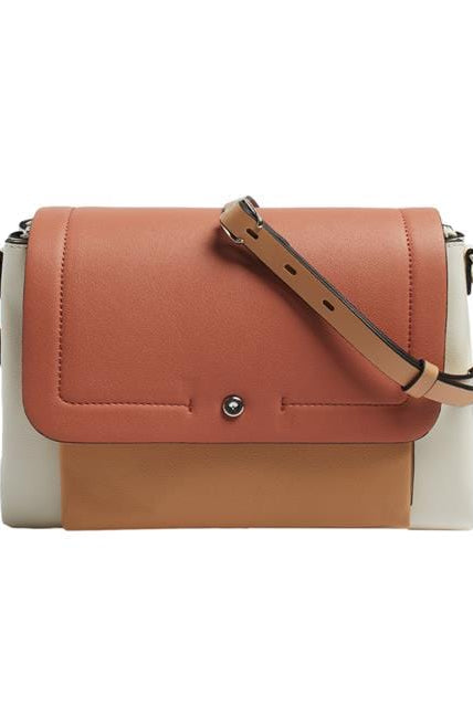 بارفوا حقيبة كروس بودي جلد صغيرة نسائي مرجاني