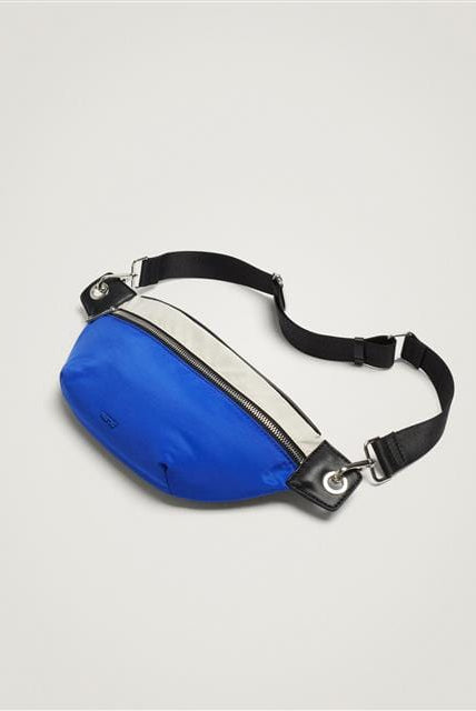 بارفوا حقيبة خصر نايلون نسائية أزرق