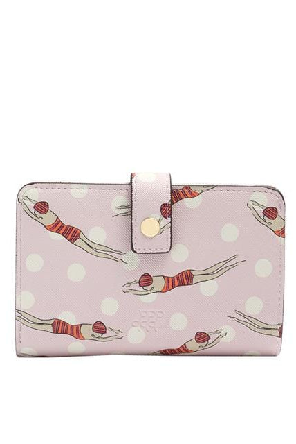 بارفوا محفظة صغيرة نسائية مطبوعة وردي