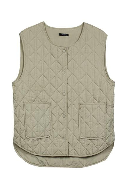 بارفوا جاكت كت منسوج بجيوب أمامية الكاكي