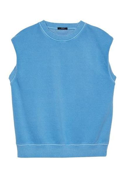 بارفوا بلوفر كت حريمي بياقة دائرية أزرق