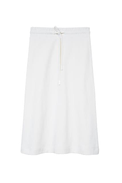 بارفوا جيبة قصيرة سادة برباط على الخصر نسائي أبيض