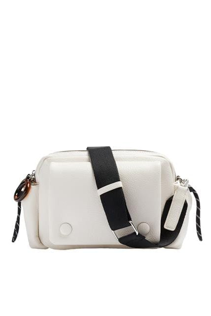 بارفوا حقيبة كروس جلد بجيب خارجي