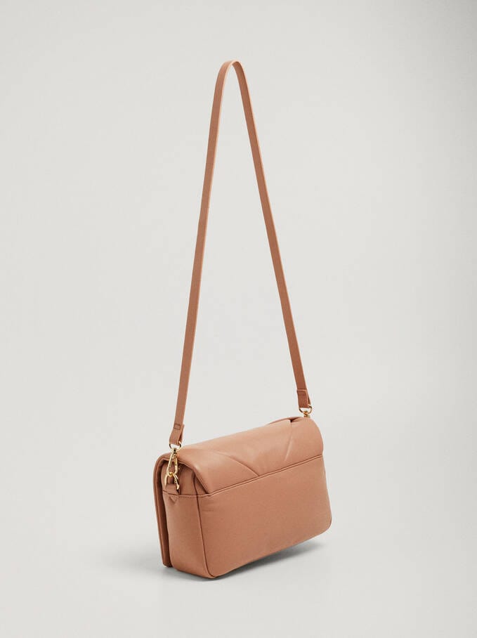 بارفوا شنطة كروس سادة مزينة بأشكال هندسية