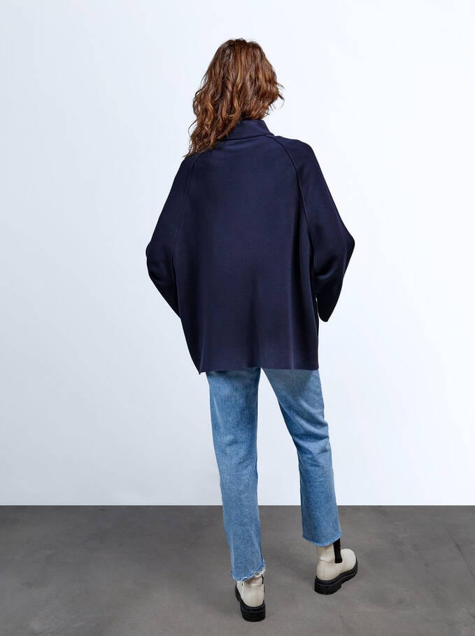 بارفوا معطف نسائي ثقيل مزود بجيوب أزرار أمامية