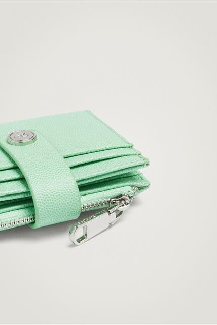 بارفوا محفظة سادة نسائية بجيب خارجي