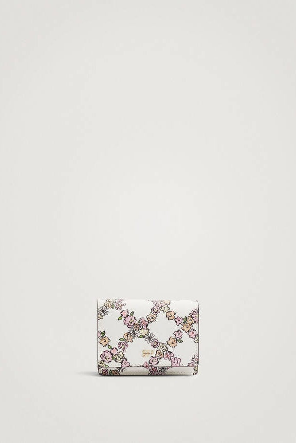 بارفوا حامل بطاقات مغناطيسي مورد أبيض