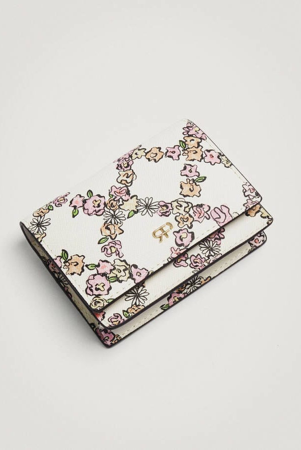 بارفوا حامل بطاقات مغناطيسي مورد أبيض