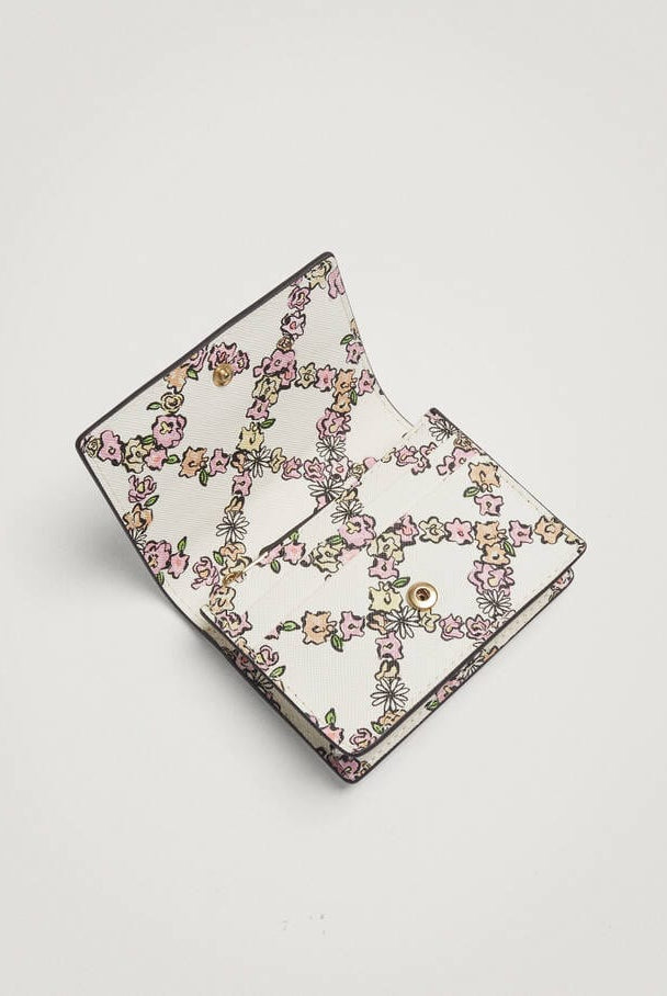 بارفوا حامل بطاقات مغناطيسي مورد أبيض