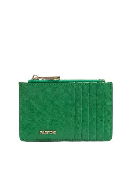 بارفوا محفظة كروت جلد نسائية