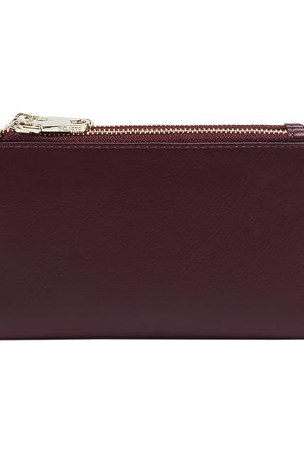 بارفوا محفظة بطاقات ونقود نسائية نايلون مارون