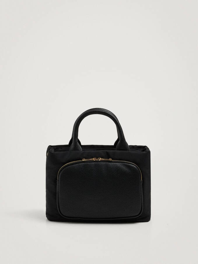 بارفوا شنطة توت باق جلد بحامل يد طويل