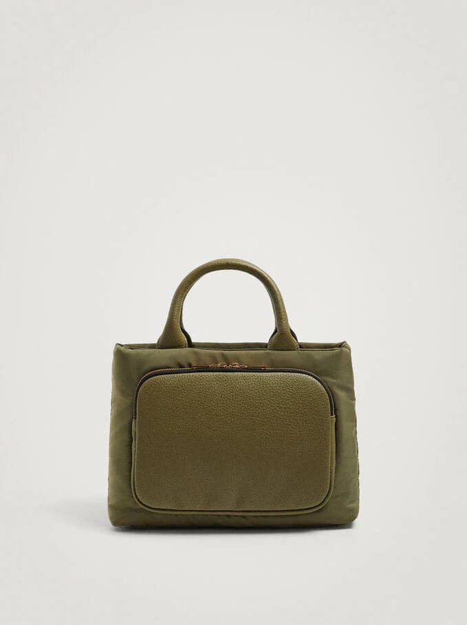 بارفوا شنطة توت باق جلد بحامل يد طويل