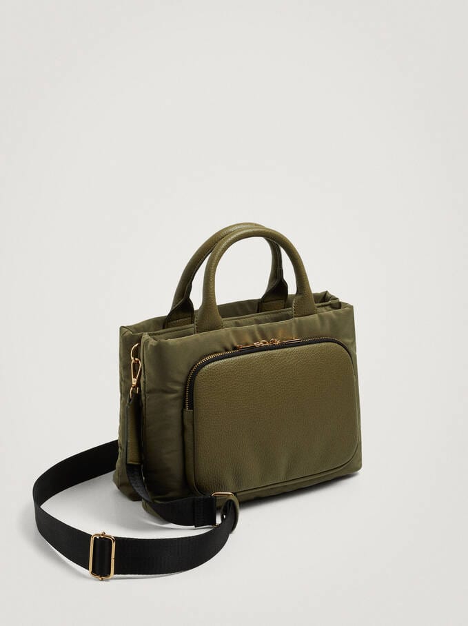 بارفوا شنطة توت باق جلد بحامل يد طويل