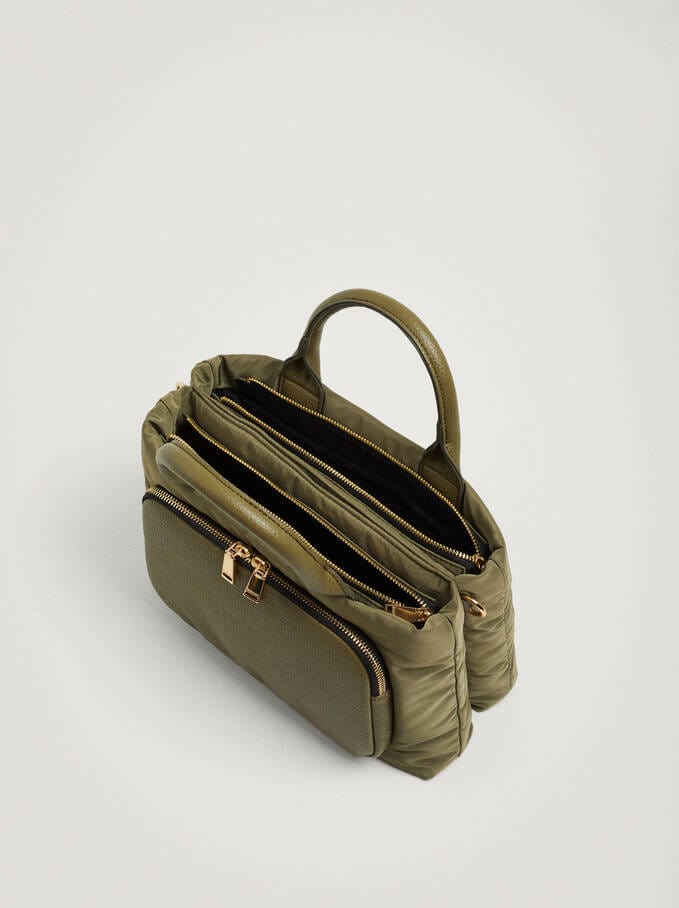 بارفوا شنطة توت باق جلد بحامل يد طويل