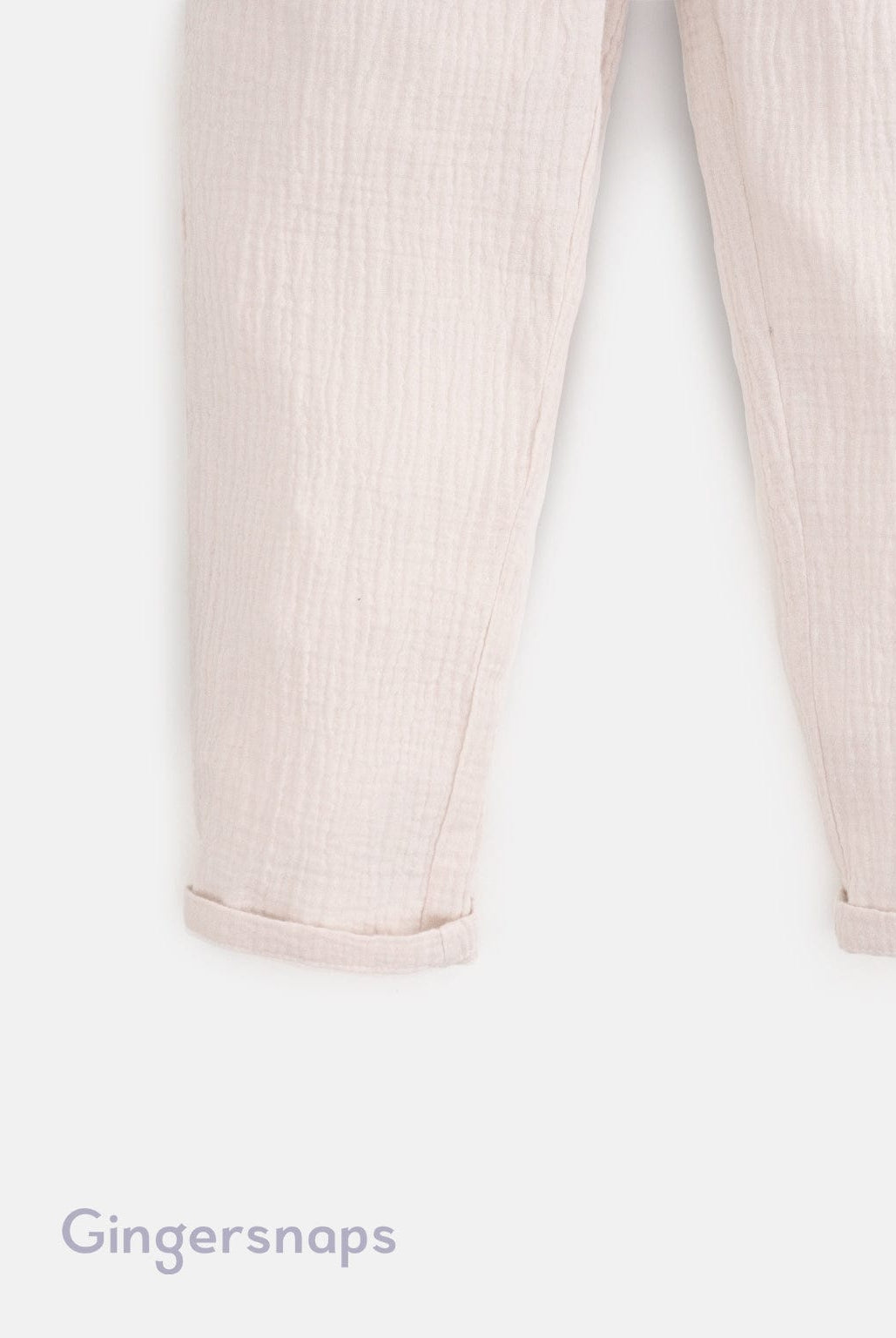 جينجرسنابس بنطلون ولادي بكسرات بيج