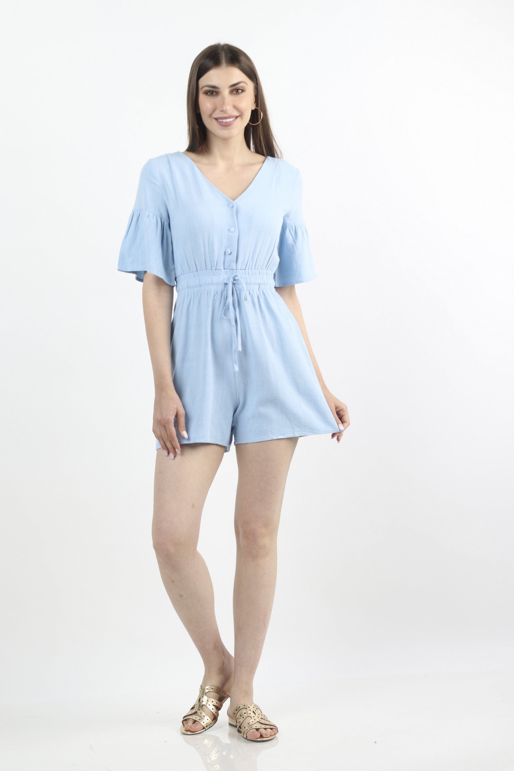 كيتشن جمبسوت قصير مخصر سادة نسائي