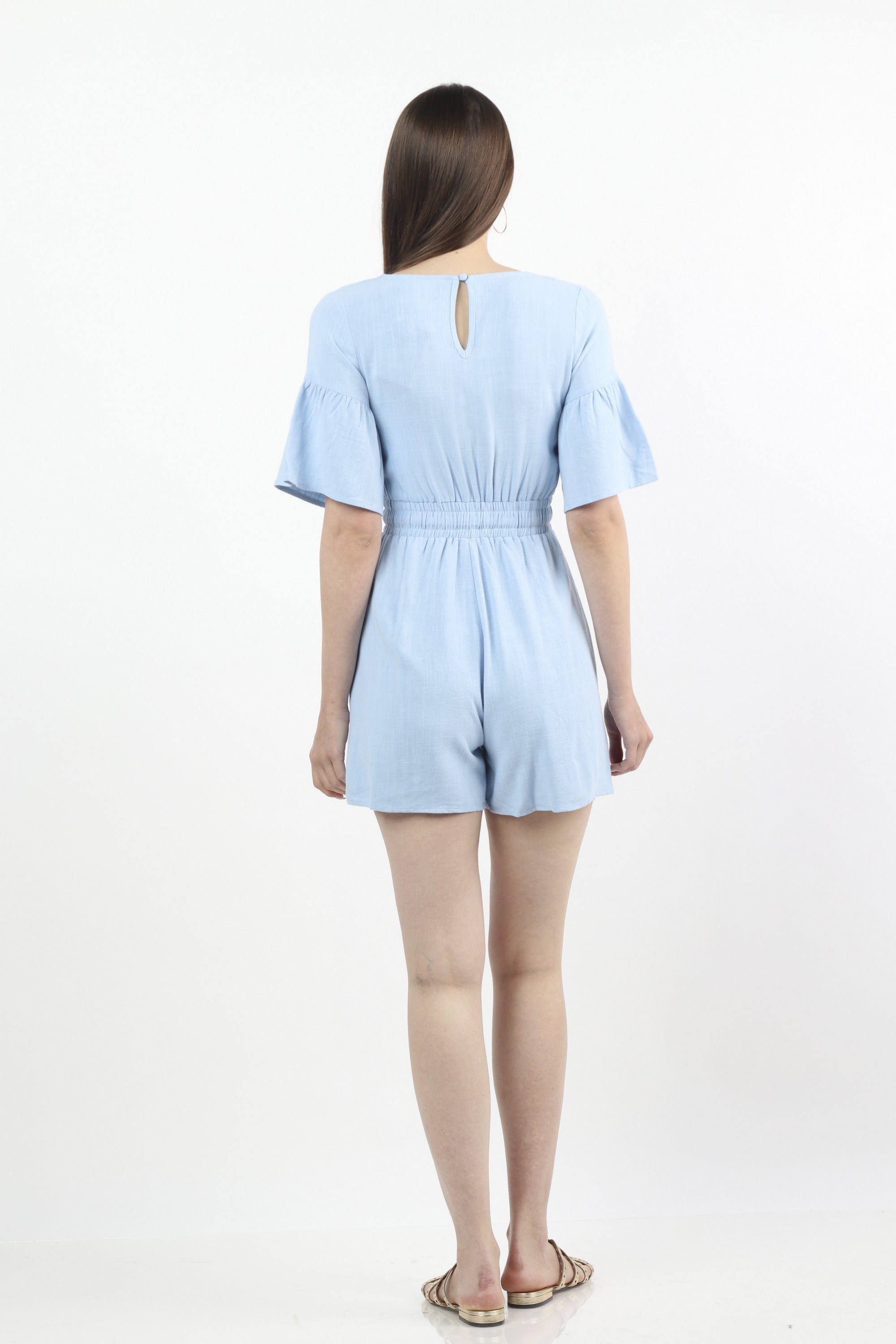 كيتشن جمبسوت قصير مخصر سادة نسائي