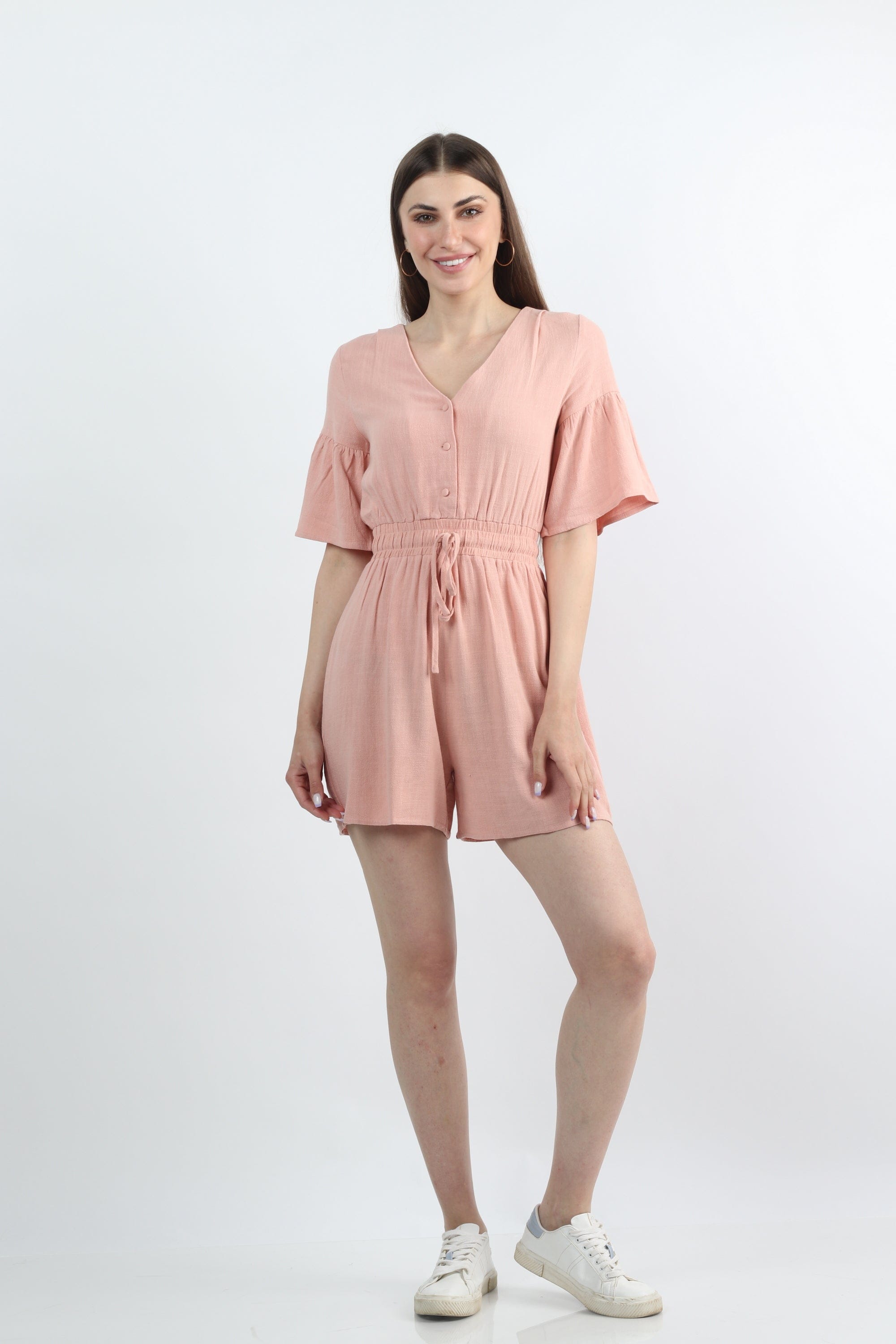 كيتشن جمبسوت قصير مخصر سادة نسائي