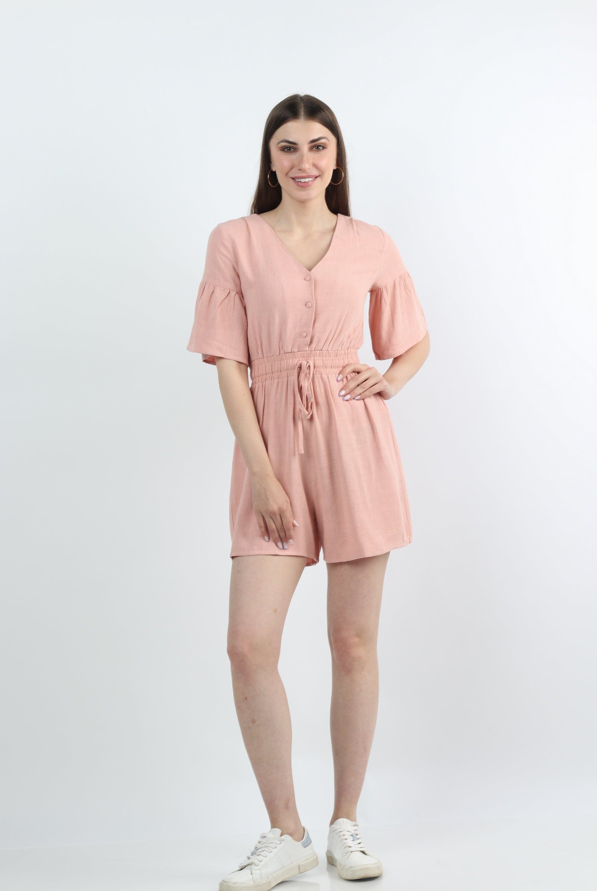 كيتشن جمبسوت قصير مخصر سادة نسائي