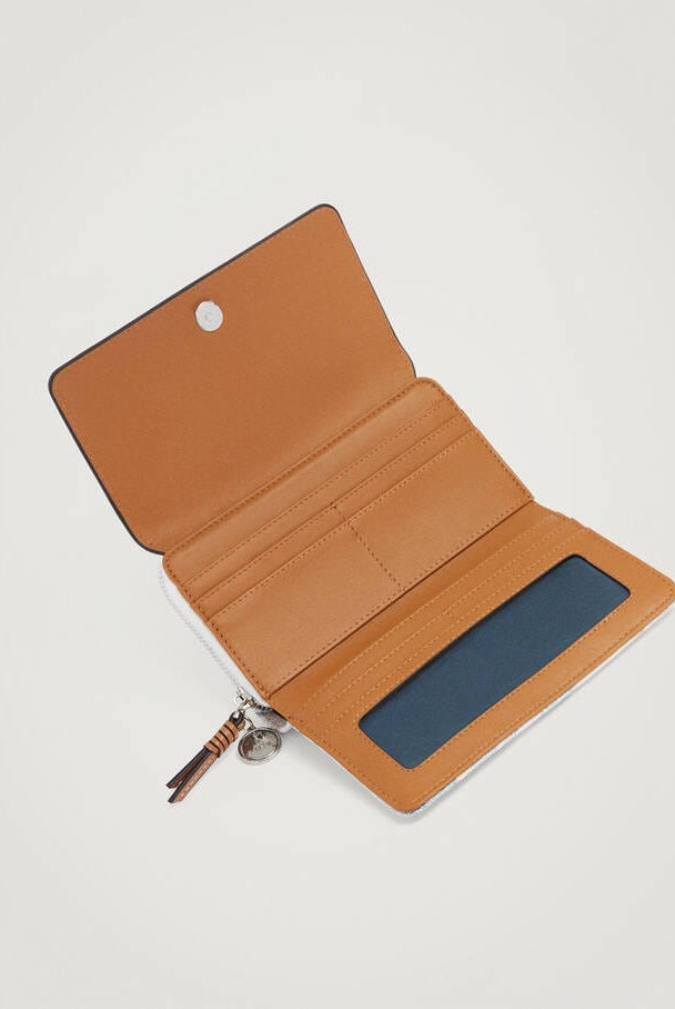 بارفوا محفظة جلد نسائية مشجرة أزرق