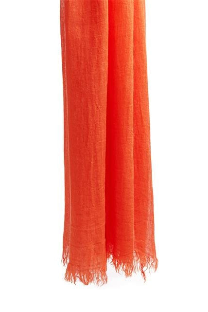 بارفوا سكارف نسائي كتاني شفاف مربع