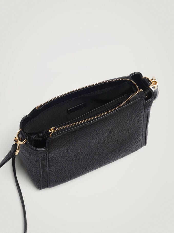 بارفوا حقيبة كروس جلد برباط جلدي طويل