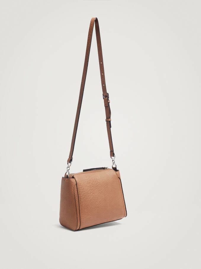 بارفوا حقيبة كروس جلد برباط جلدي طويل