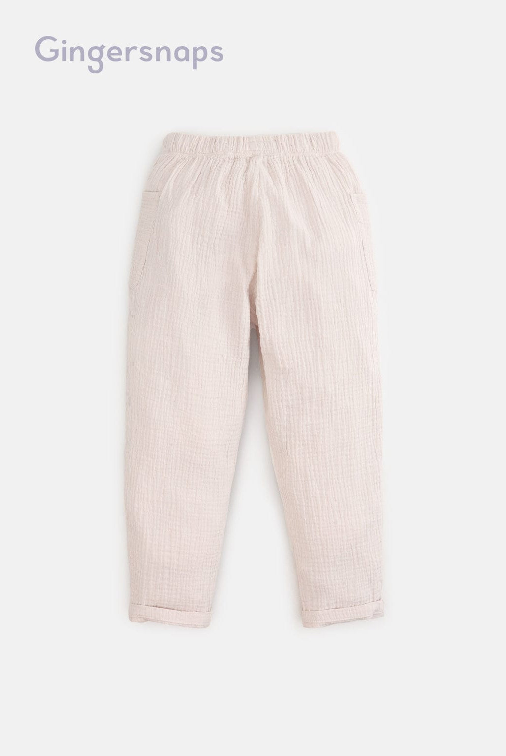 جينجرسنابس بنطلون ولادي بكسرات بيج