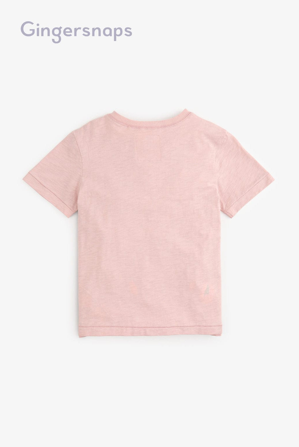 جينجرسنابس تيشيرت قطني بأزرار أمامية نص كم أولادي أزرق/وردي