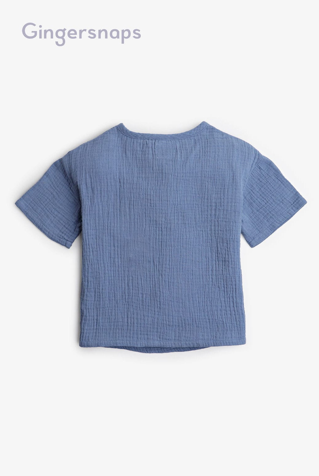 جينجرسنابس قميص أولادي عباية بكشكة أزرق