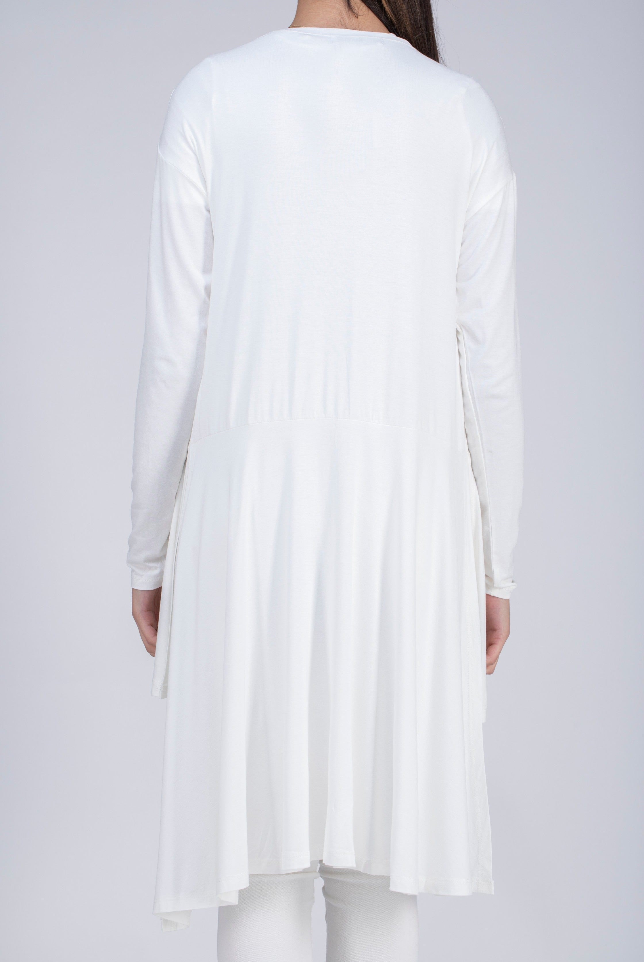 كارديجان سادة قصير من الأمام طويل من الخلف كم طويل