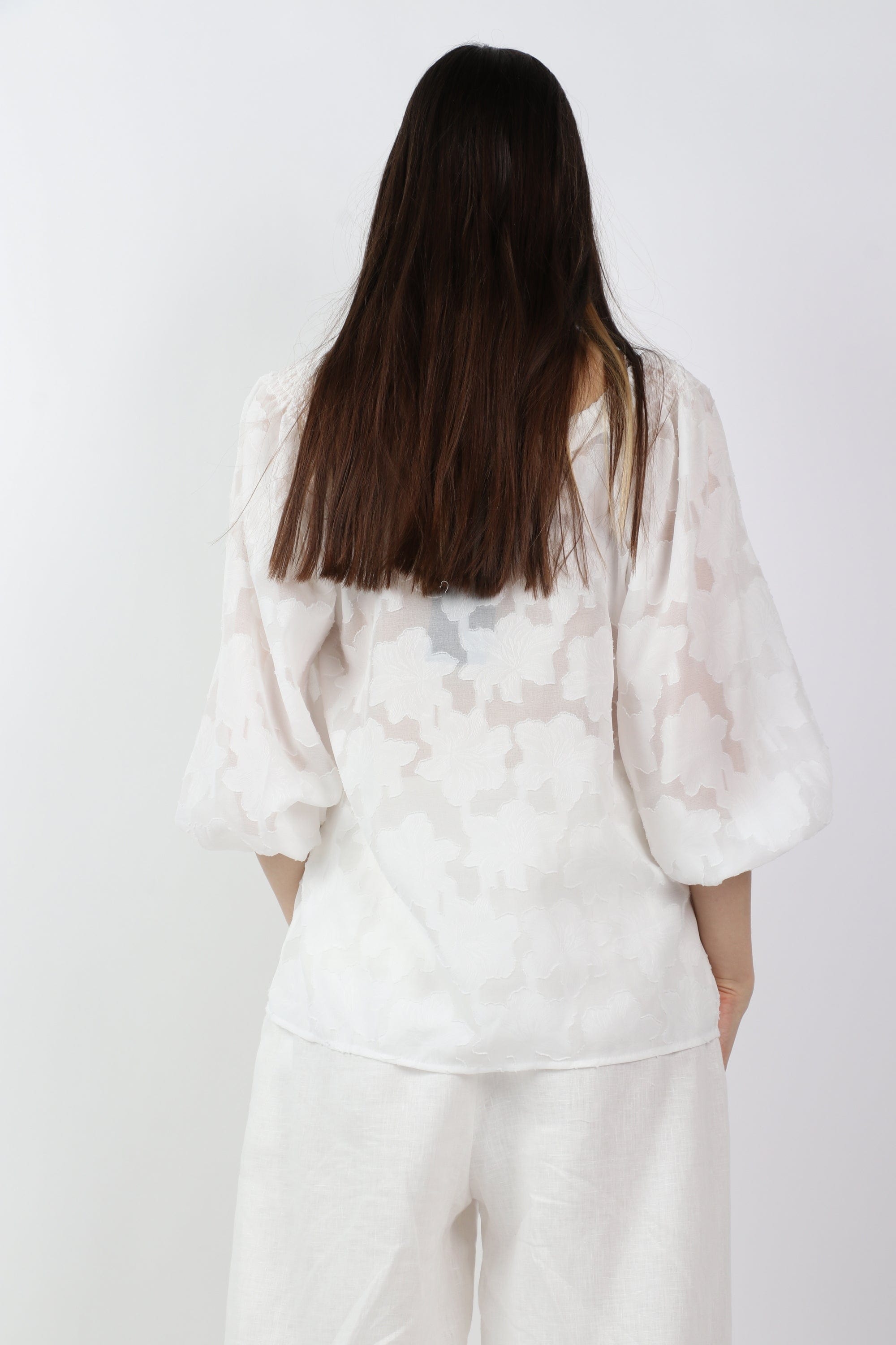 داليدرس بلوزة أوف شولدر واسعة كم طويل واسع نسائي