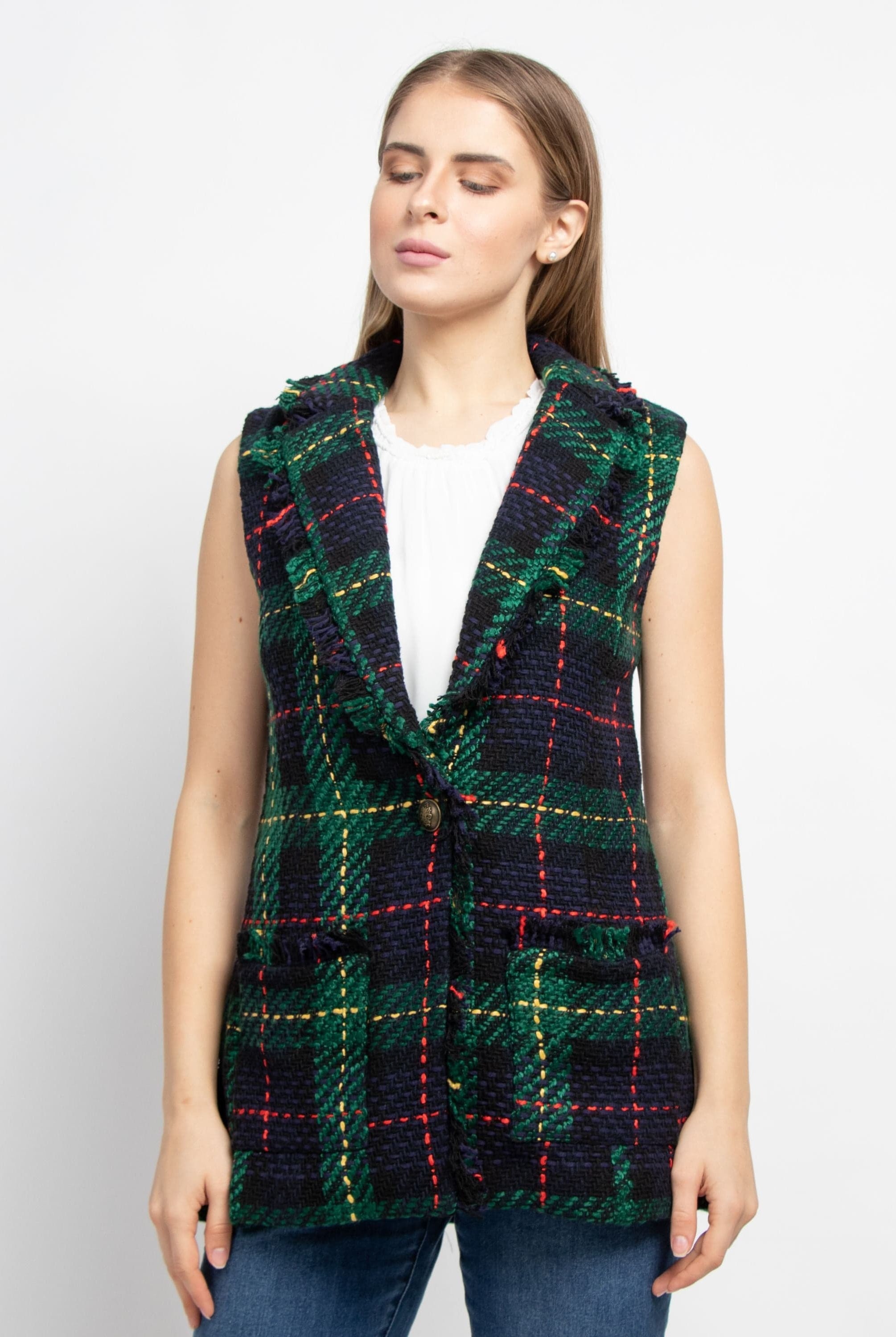 داليدرس فيست منسوج بجيوب أمامية أزرق داكن/أخضر