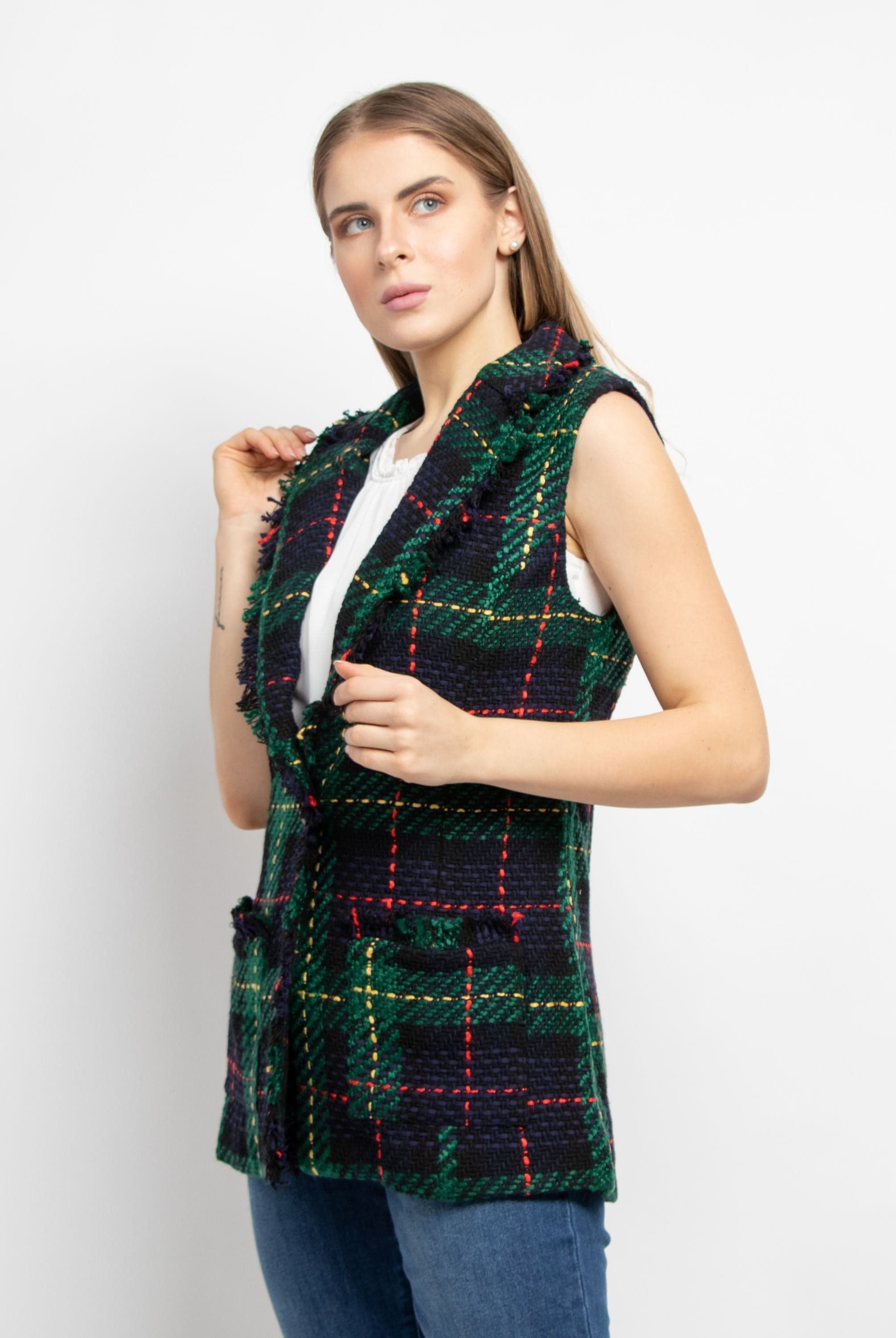 داليدرس فيست منسوج بجيوب أمامية أزرق داكن/أخضر