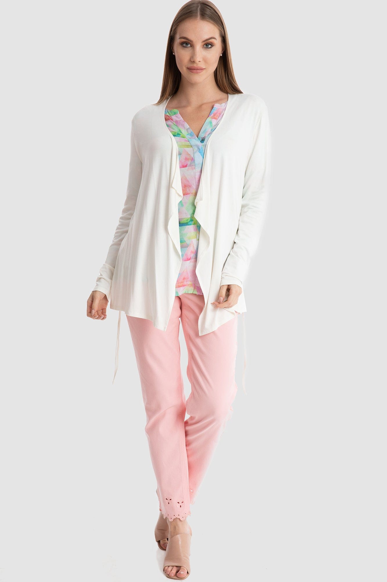 داليدرس كارديجان سادة كم طويل واسع نسائي