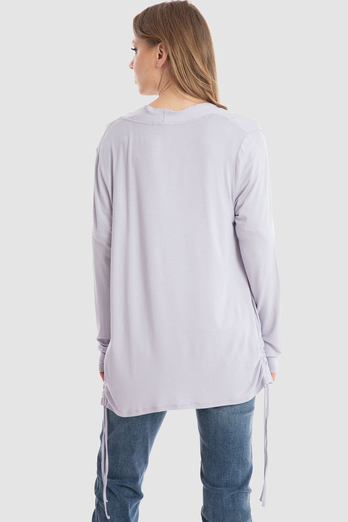 داليدرس كارديجان سادة كم طويل واسع نسائي