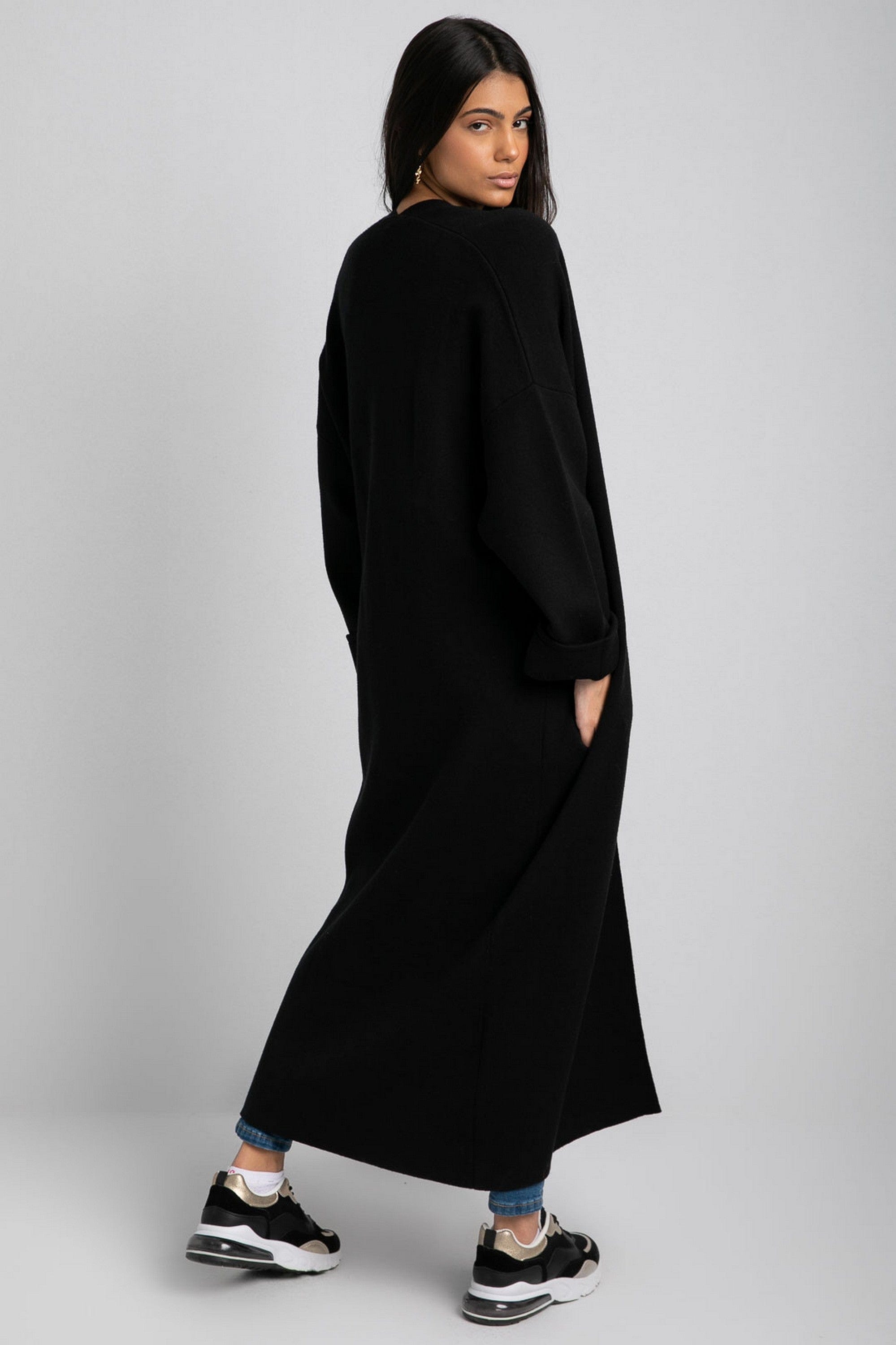 داليدرس كارديجان طويل سادة كم طويل نسائي