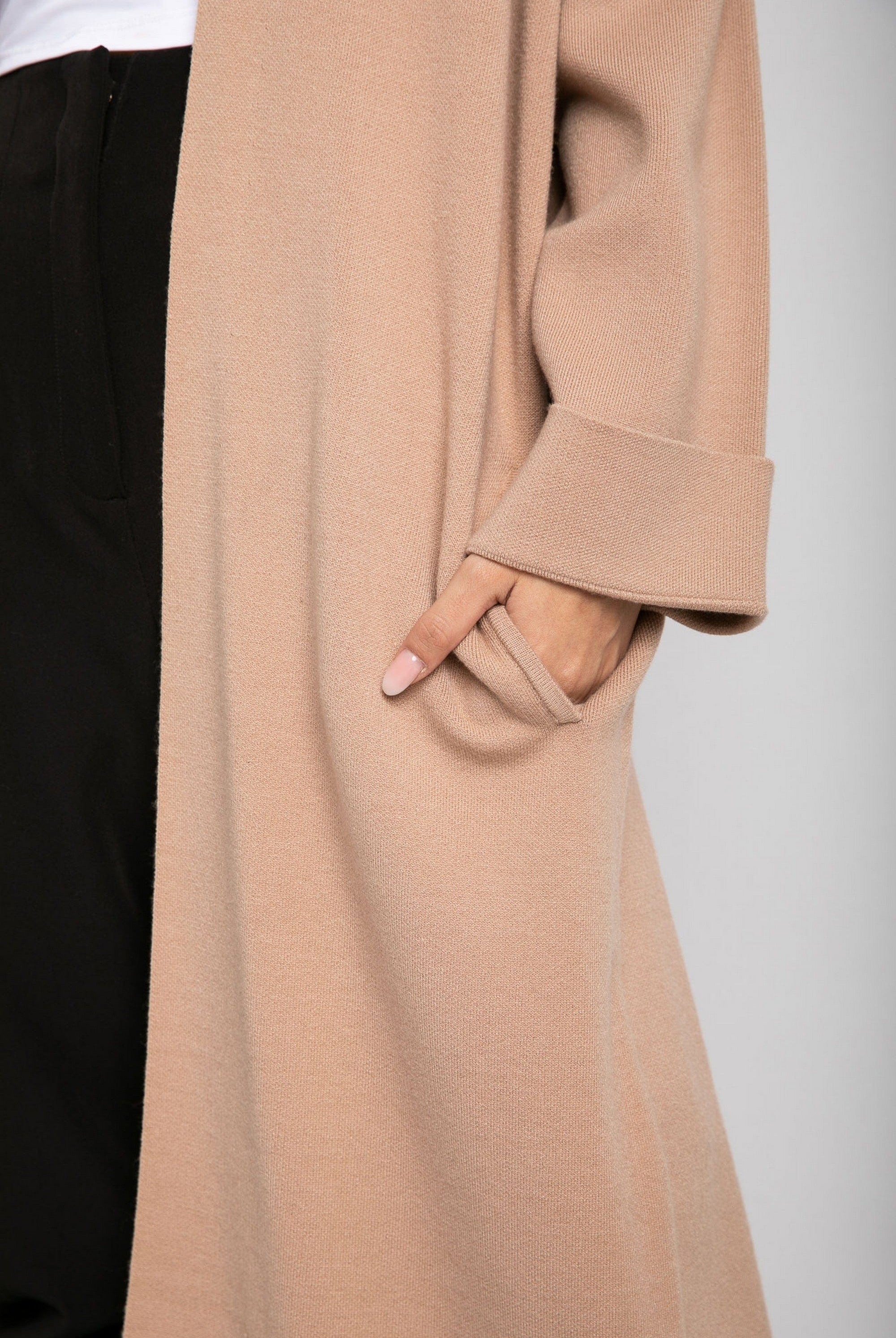 داليدرس كارديجان طويل سادة كم طويل نسائي