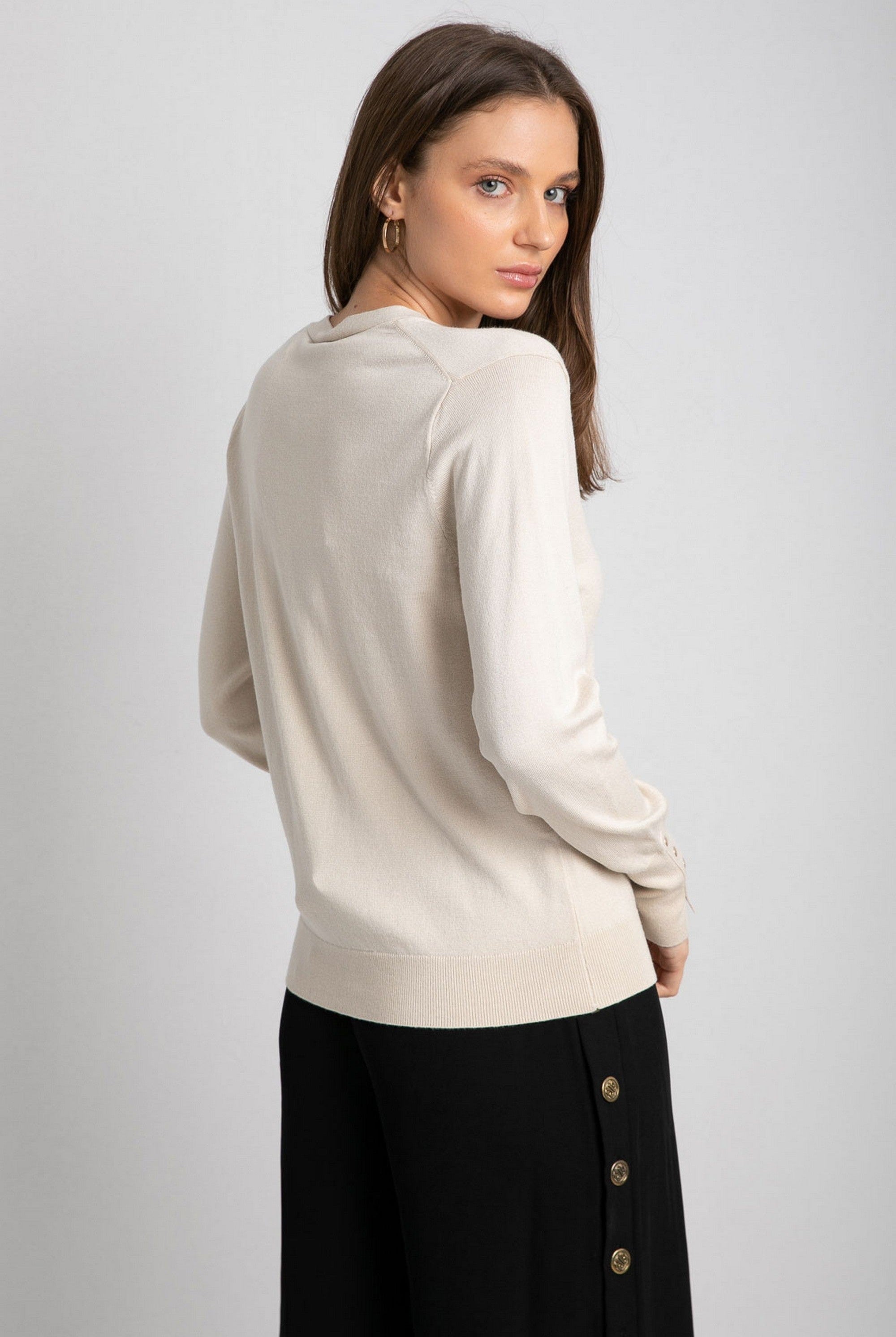 داليدرس كارديجان مع جيب وسحاب سادة نسائي