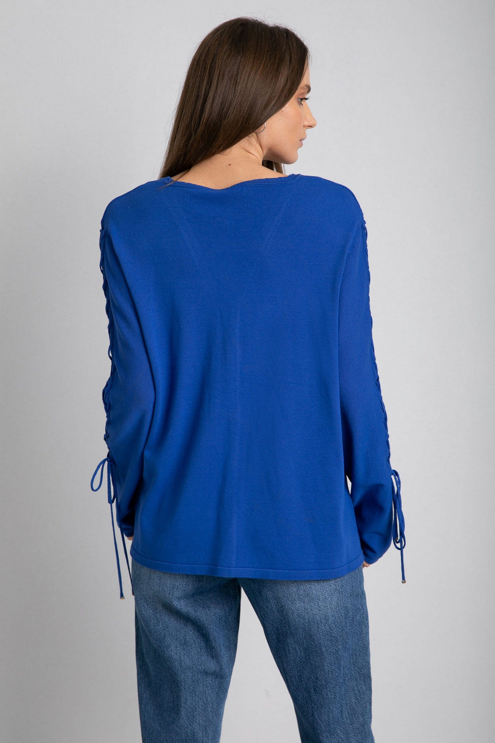 داليدرس كارديجان سادة كم طويل مزين بالرباط نسائي