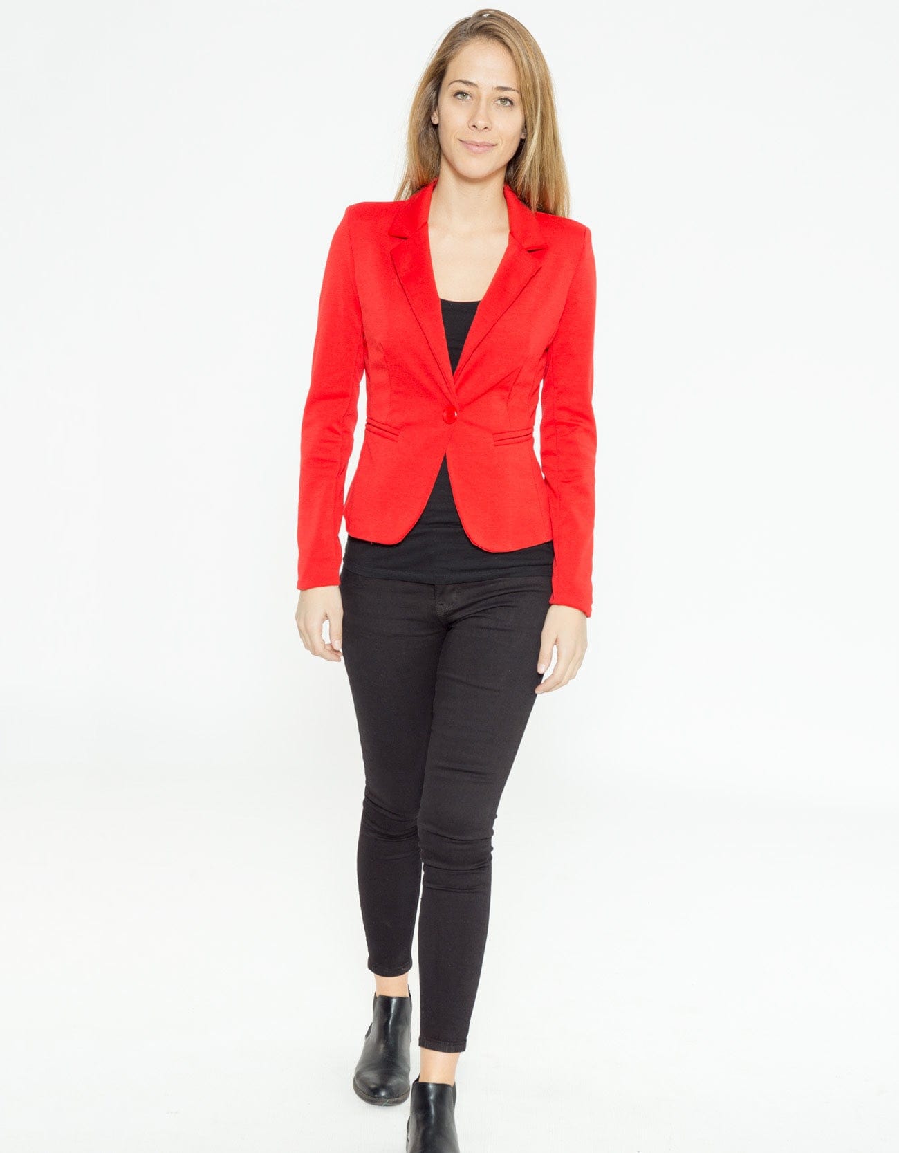 شانا سترة نسائية كلاسيك اكمام طويلة سادة