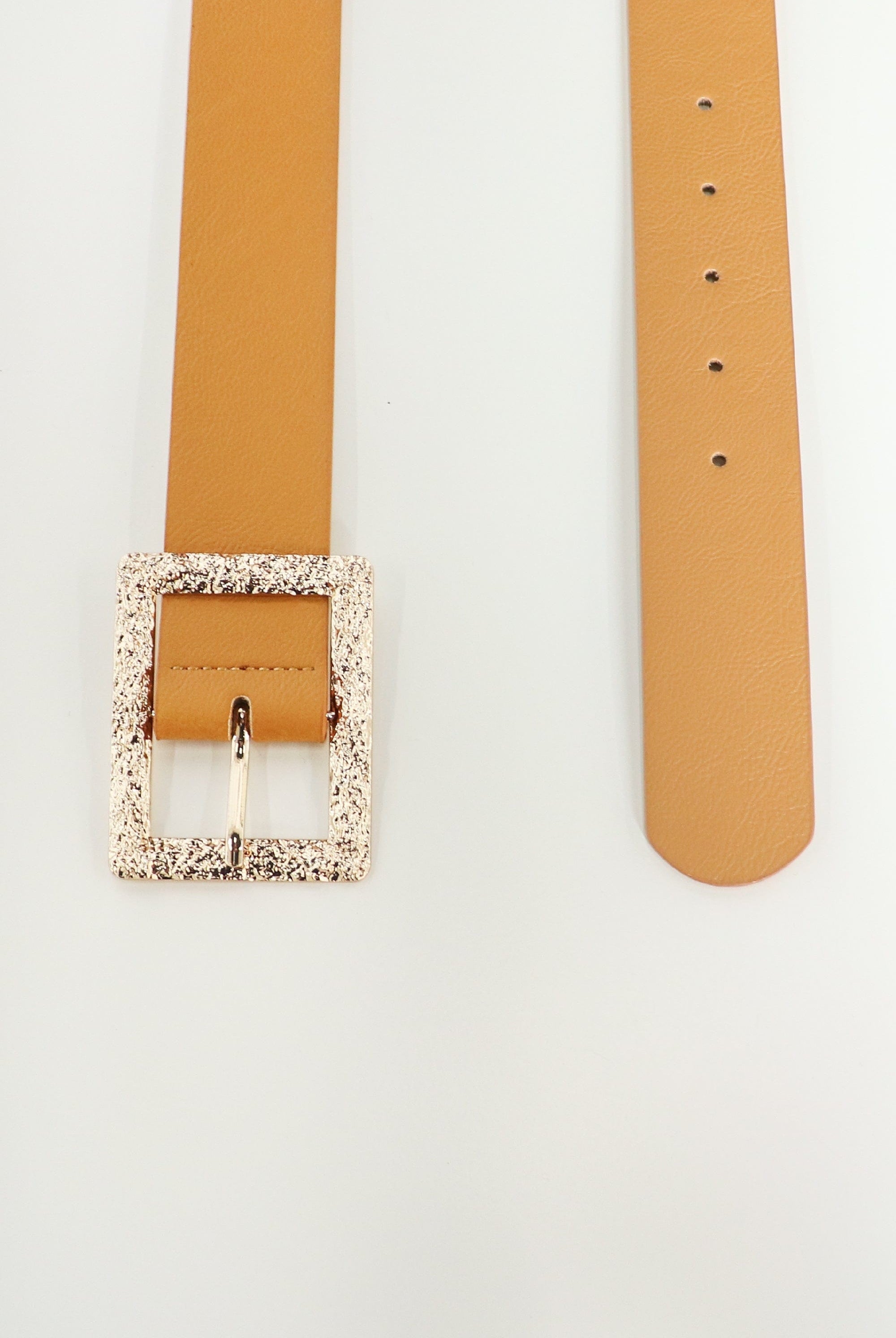 كيتشن حزام جلد رفيع مع توكبة مربعة نسائي