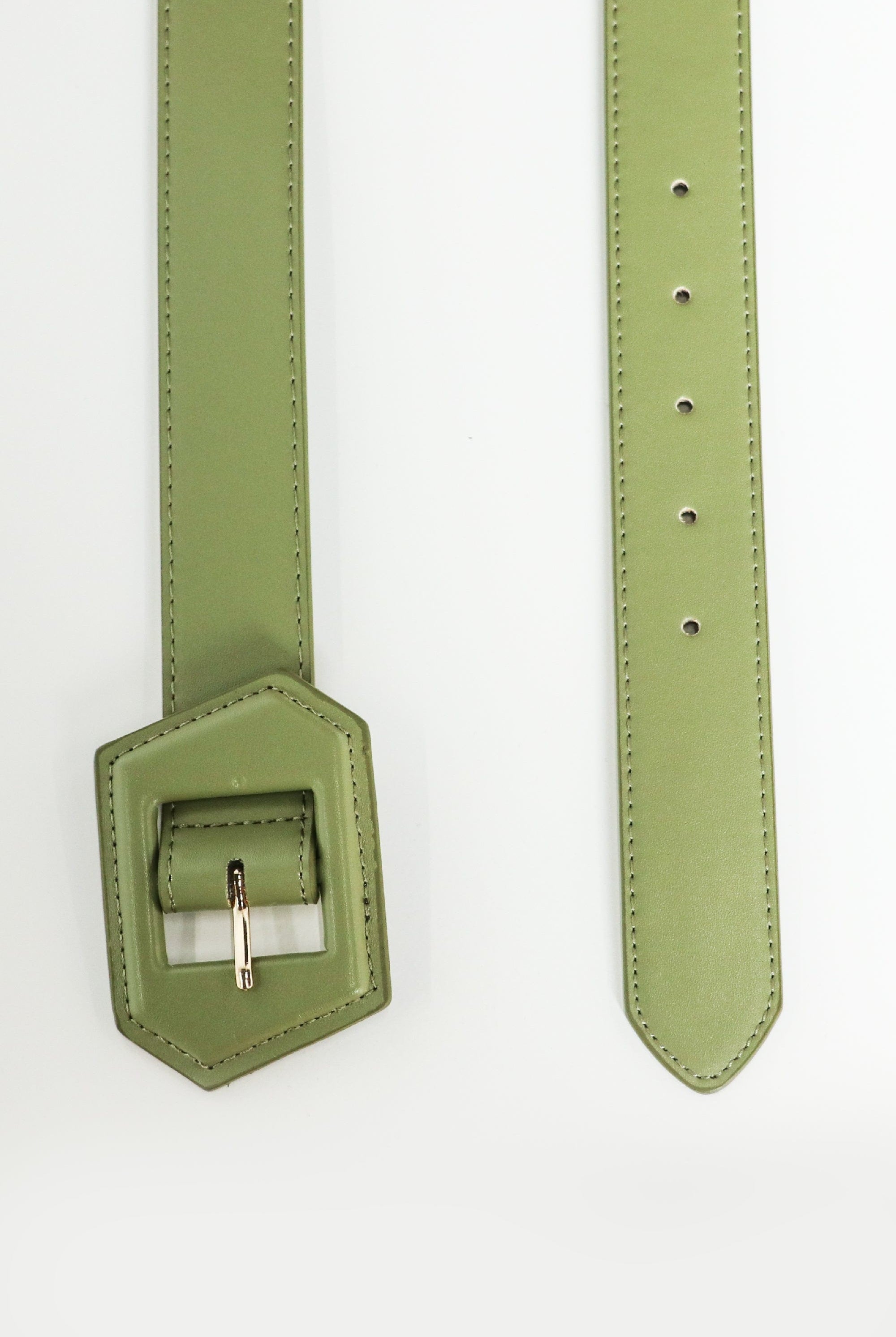 كيتشن حزام جلد بتوكة كبيرة نسائي