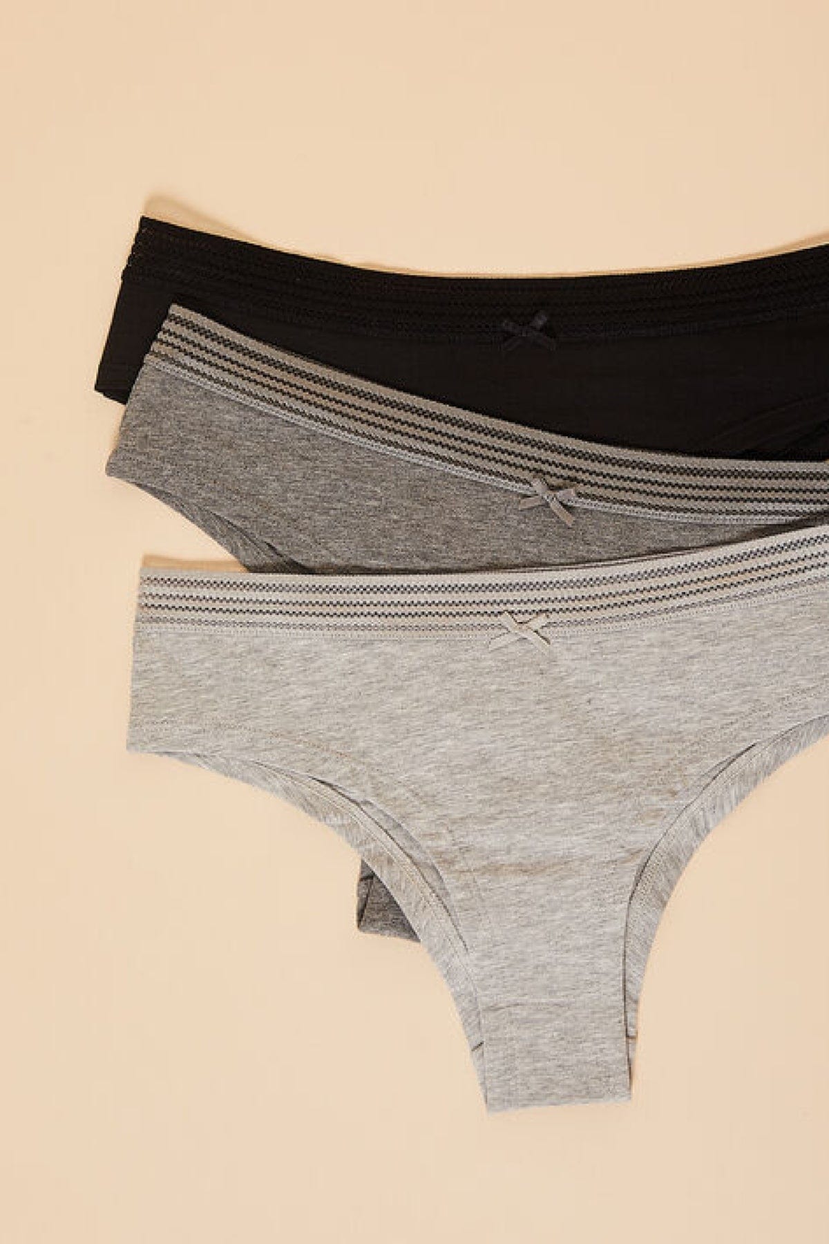 اتام طقم سراويل داخلية ألوان أساسية نسائي متعدد الألوان