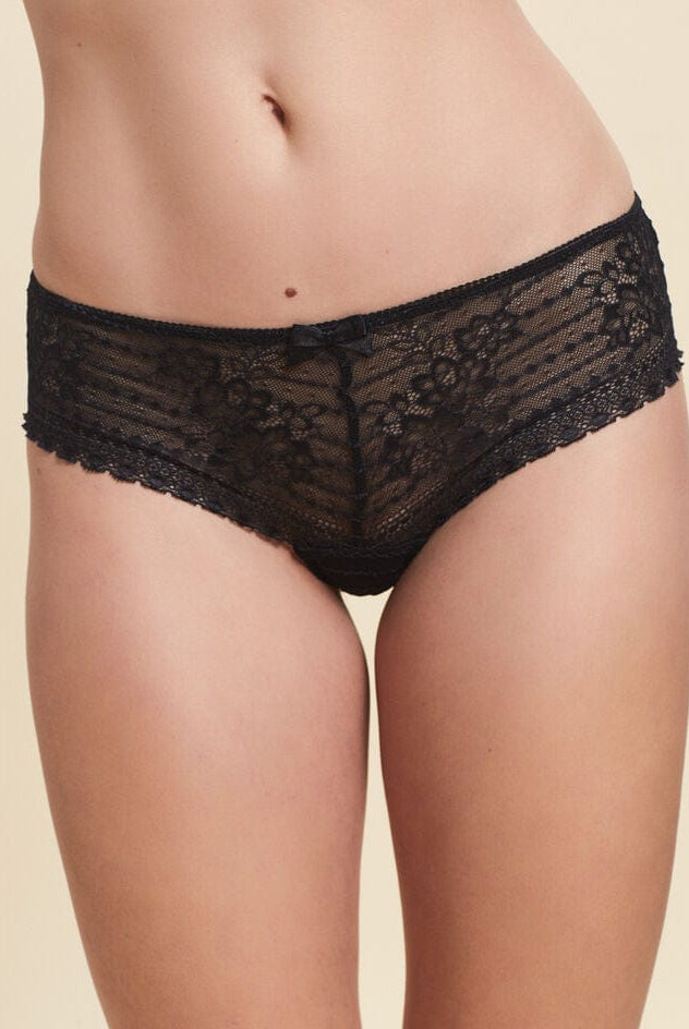 اتام سروال دانتيل لانجيري مع فيونكة في المنتصف نسائي