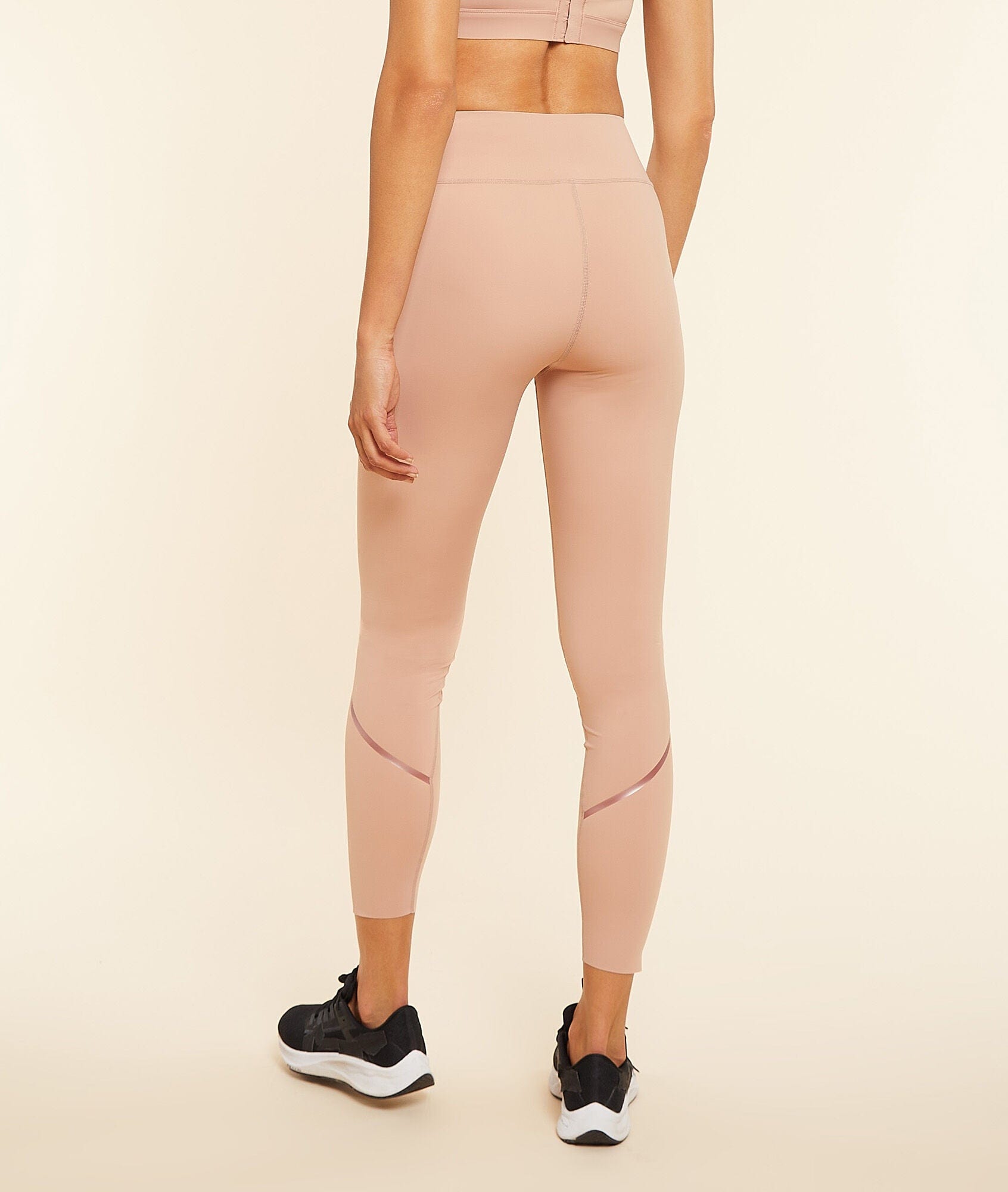 اتام بنطلون ليجنز رياضي بخط بجوانب بيضاء عالي الخصر