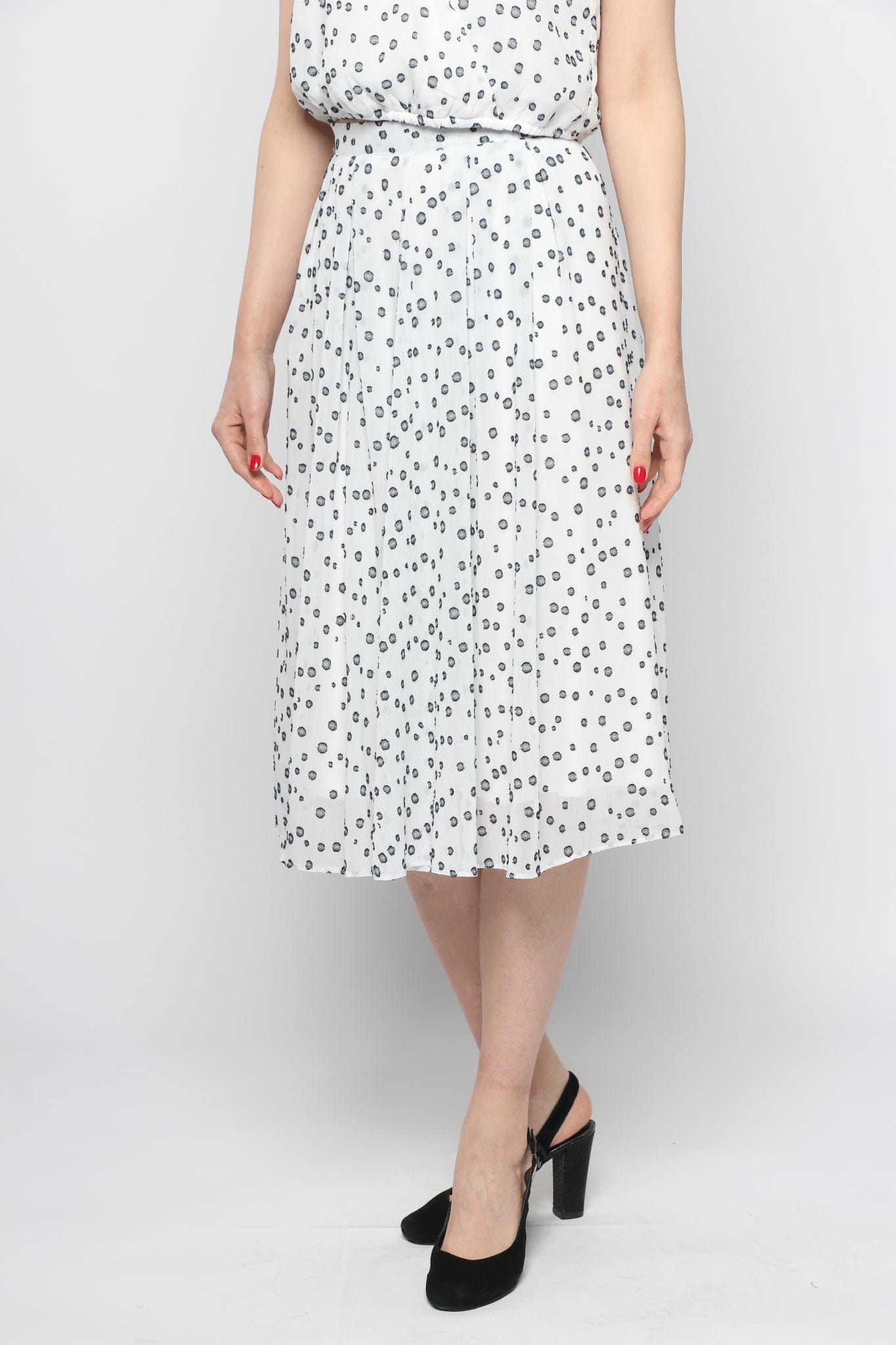 كيتشن تنورة ميدي كلوش شفافة نسائي