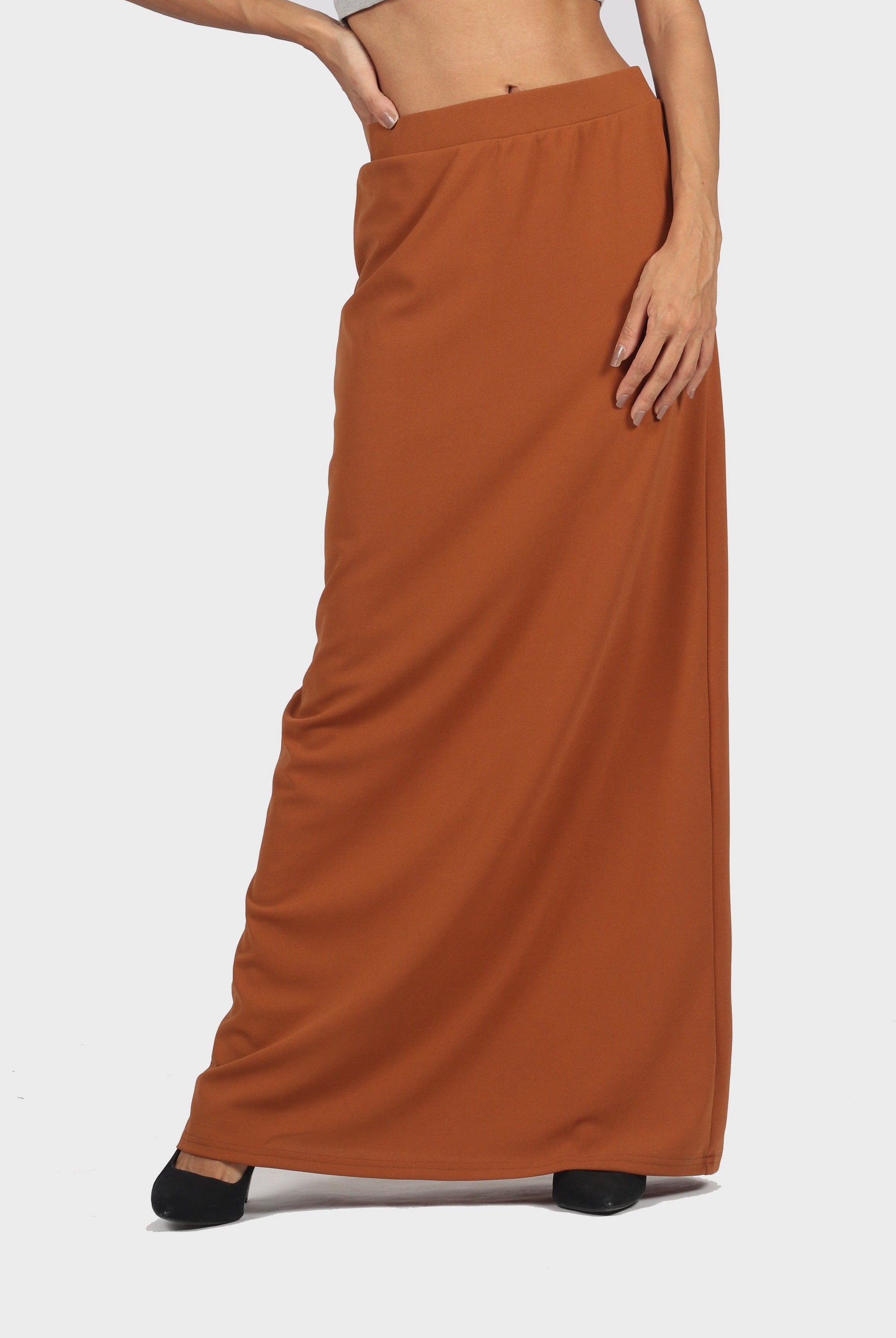 كيتشن تنورة طويلة هاي ويست سكيني على الجسم